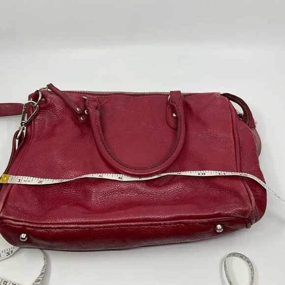 Vintage Roots Leather Convertible Crossbody Satchel Bag - Picture 10 of 11